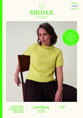 Sirdar Loveful Bio 10914 Ringwood Sht Slve										