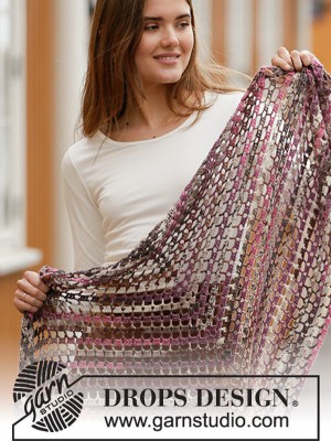 DROPS Fragrance of Fall Shultertuch - Deutschsprachige Anleitung										