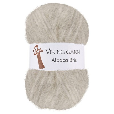 Viking Garn Alpaca Bris										 - 312 Pearl Grey
