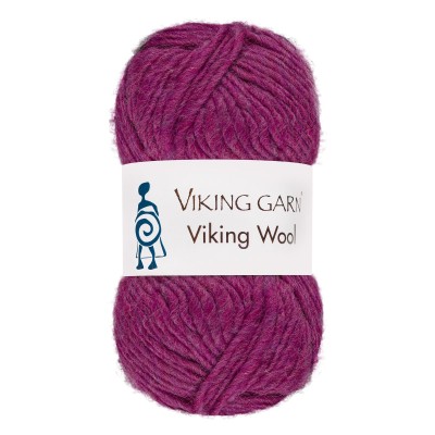 Viking Garn Viking Wool										 - 566 Dark Pink