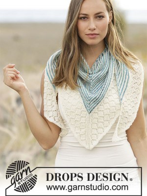 DROPS Shifting Tide Schultertuch - Deutschsprachige Anleitung										