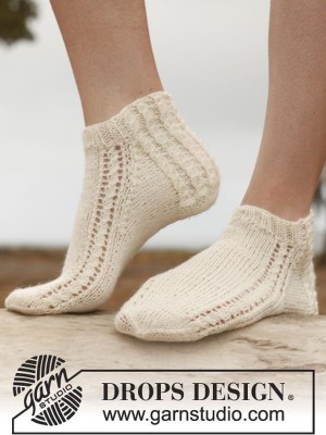 DROPS Twisty Knöchelsocken - Deutschsprachige Anleitung										