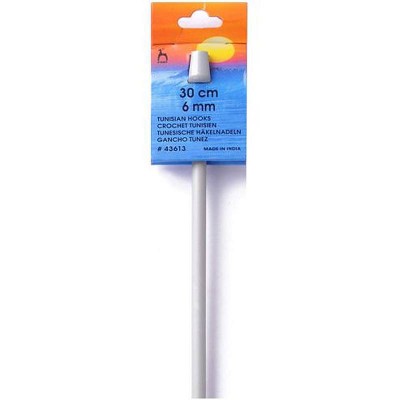 Pony Tunesische Häkelnadel in in 30 cm Länge.										 - 6,00 mm
