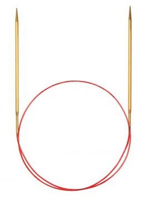 addi Feinstricknadeln Gold-Spitzen in 120 cm Länge - 1,50 mm