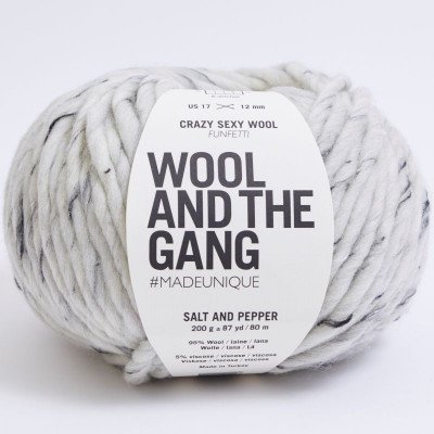 Wool and the Gang Crazy Sexy Wool										 - Funfetti 213 Salt and Pepper