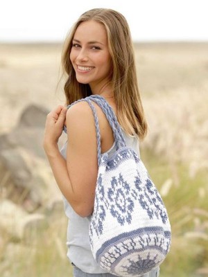 DROPS Carried Away Häkeln Tasche - Deutschsprachige Anleitung										