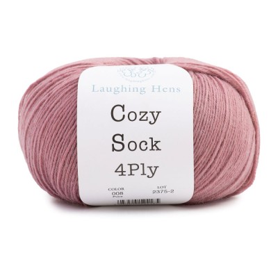 Laughing Hens Cozy Sock 4 Ply										 - 008 Puce