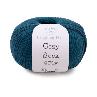 Laughing Hens Cozy Sock 4 Ply										 - 013 Dark Teal