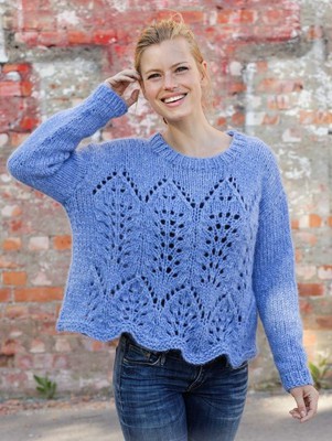 DROPS Cathedral Windows Pullover - Deutschsprachige Anleitung										