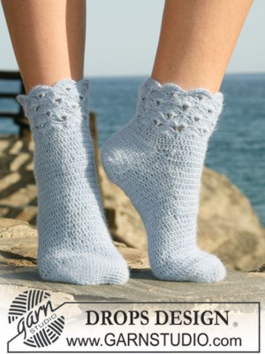Seaside Häkeln Socken