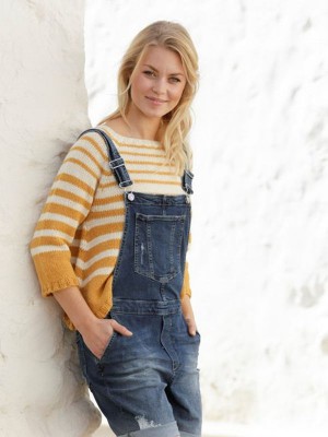 DROPS Let The Sun In Pullover - Deutschsprachige Anleitung										