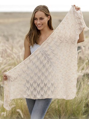 DROPS Good Luck Schultertuch - Deutschsprachige Anleitung										