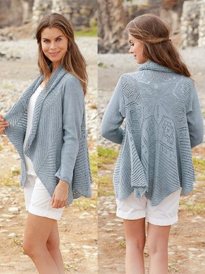 DROPS Seaside Dreamer Strickjacke - Deutschsprachige Anleitung										