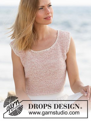 DROPS Beach Bubbles Kurztop - Deutschsprachige Anleitung										