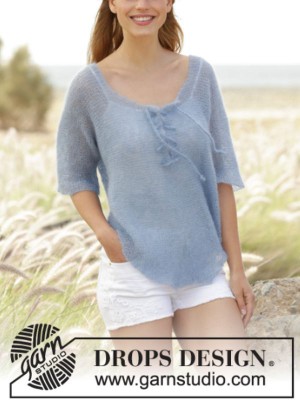 DROPS Blue Mist Top - Deutschsprachige Anleitung										