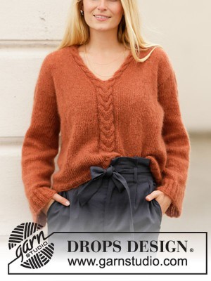 DROPS Golden Fall Pullover - Deutschsprachige Anleitung										