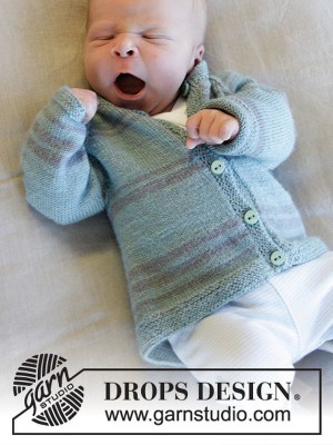 DROPS Little Brother Babystrickjacke - Deutschsprachige Anleitung										