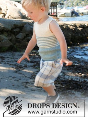 DROPS Little Mate Trägerhemd - Deutschsprachige Anleitung										