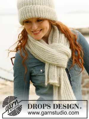 DROPS Nelly Beanie und Schal - Deutschsprachige Anleitung										