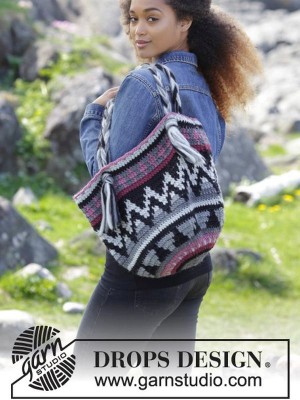 DROPS Pueblo Häkeln Tasche - Deutschsprachige Anleitung										