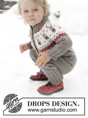 DROPS Run Run Rudolph Overall für Kinder - Deutschsprachige Anleitung										