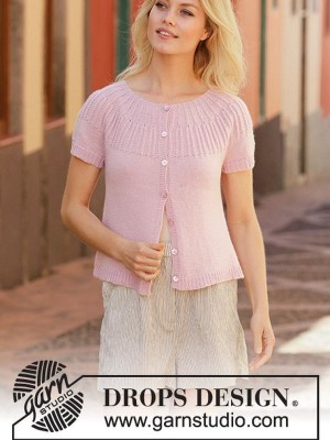 DROPS Soda Fountain Strickjacke - Deutschsprachige Anleitung										