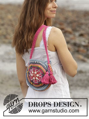 DROPS Summer Treasure Häkeln Tasche - Deutschsprachige Anleitung										