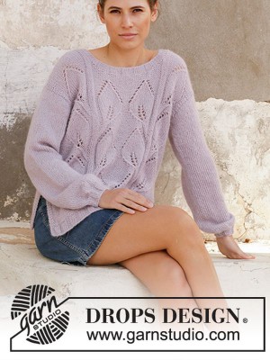 DROPS Sweet Topaz Pullover - Deutschsprachige Anleitung										