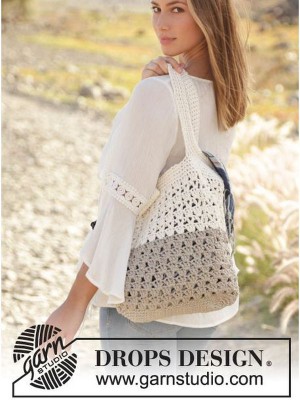 DROPS To the Beach! Häkeln Tasche - Deutschsprachige Anleitung										