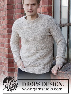 DROPS Weaving Memories Pullover - Deutschsprachige Anleitung										