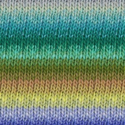 Noro Kureyon										 - 344 Jade, Sky, Green, Brown