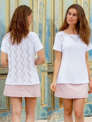 DROPS Diamonds in Lace Top - Deutschsprachige Anleitung										