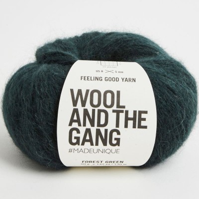 Wool and the Gang Feeling Good Yarn										 - 37 Forest Green