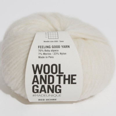 Wool and the Gang Feeling Good Yarn										 - 44 Ivory White