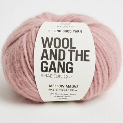 Wool and the Gang Feeling Good Yarn										 - 152 Mellow Mauve
