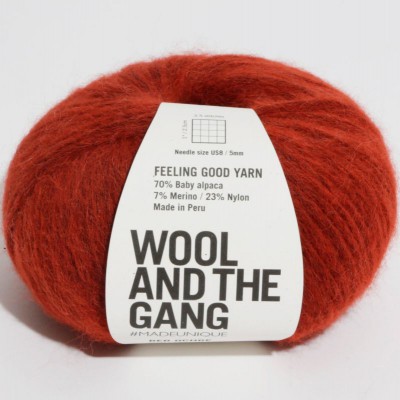 Wool and the Gang Feeling Good Yarn										 - 74 Red Ochre
