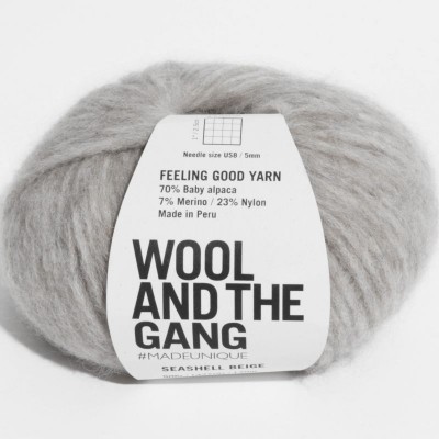 Wool and the Gang Feeling Good Yarn										 - 76 Rocky Grey