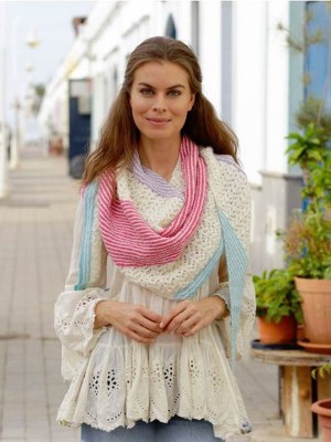 DROPS Happy Hour Schultertuch - Deutschsprachige Anleitung										