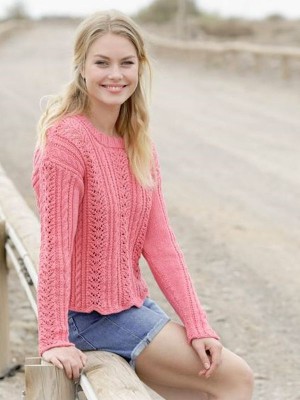 DROPS Heart by Heart Sommerpulli - Deutschsprachige Anleitung										