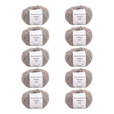 Laughing Hens Hearthstone Tweed DK - Pack of 10 x 50g balls										 - 15 Stonecrop