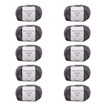 Laughing Hens Hearthstone Tweed DK - Pack of 10 x 50g balls										 - 18 Slate Fell