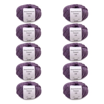 Laughing Hens Hearthstone Tweed DK - Pack of 10 x 50g balls										 - 21 Wild Crocus