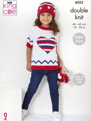 King Cole 6023 Sweater, Hoodie and Crown										