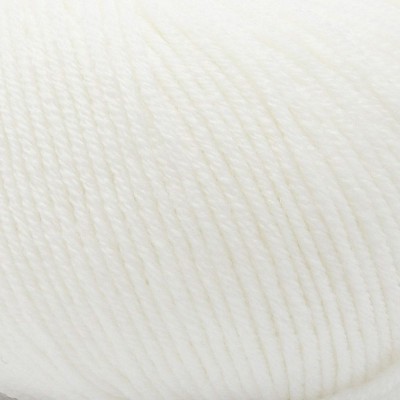 Laughing Hens Cherub Baby Yarn - Pack of 5 x 50g Balls										 - 001 Milk