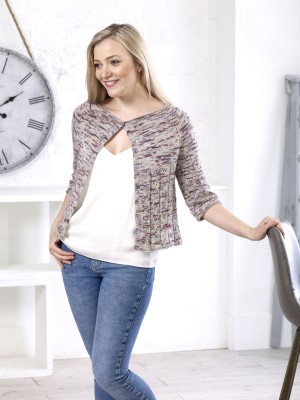 Manos Isabella Strickjacke - Englischsprachige Anleitung										