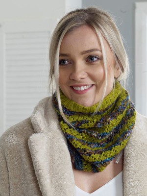 Manos Raya Loopschal - Englischsprachige Anleitung										