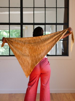 Asymmetric Triangular Shawl