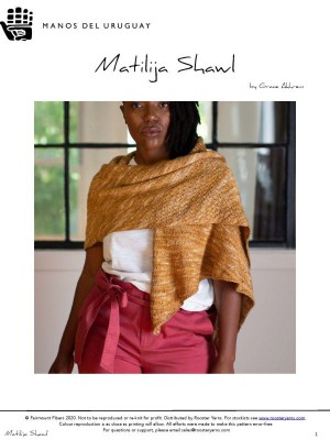 Manos del Uruguay Matilija Shawl										