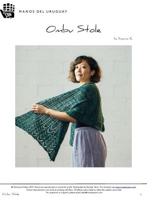 Manos del Uruguay Ombu Shawl										 - Manos del Uruguay Matilija Shawl