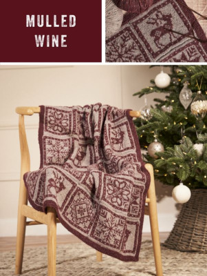 Rowan Midwinter Blanket Knit Along - Mulled Wine Yarn Bundle										